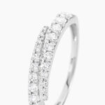 Bague Magdolna Or Blanc Oxyde De Zirconium - Bagues avec pierre Femme | Marc Orian