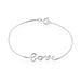 Bracelet Jonc Love Argent Blanc - Bracelets joncs Femme | Marc Orian