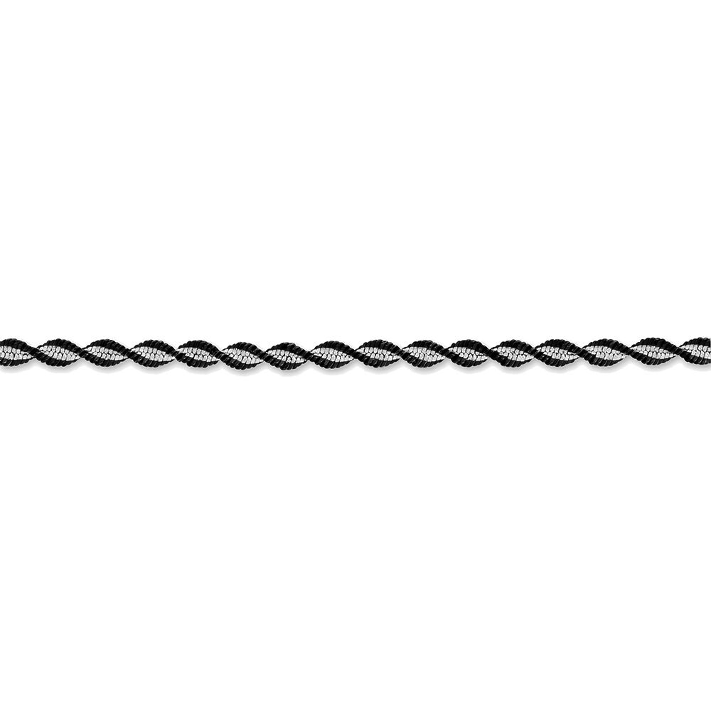 Bracelet Abie Torsade Argent Bicolore - Bracelets mailles Femme | Marc Orian