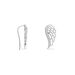 Boucles D'oreilles Grimpantes Soliana Argent Blanc Oxyde De Zirconium - Piercings d'oreilles Femme | Marc Orian
