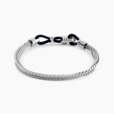 Bracelet Jourdan Arpad Acier Argenté - Bijoux Homme | Marc Orian