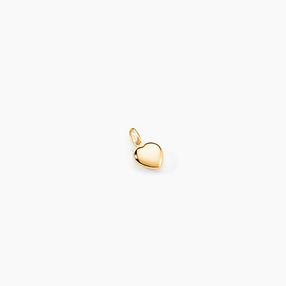 Pendentif Eudocie Coeur Lisse Or Jaune - Pendentifs Famille | Marc Orian