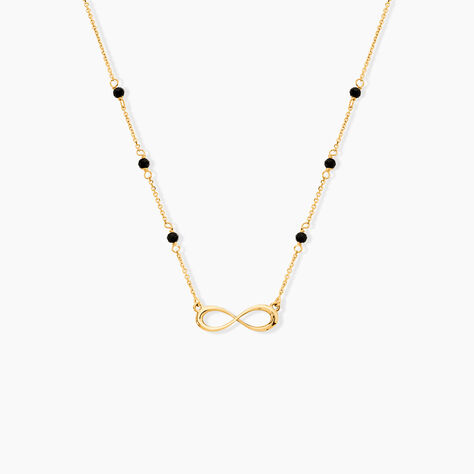 Collier Spya Infini Or Jaune Spinelle - Colliers avec pierres Femme | Marc Orian