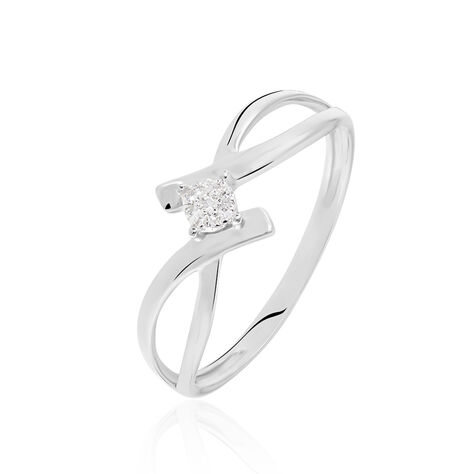 Bague Jone Or Blanc Diamant - Parure de mariage Femme | Marc Orian