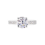 Bague Tatjana Or Blanc Oxyde De Zirconium - Solitaires Femme | Marc Orian