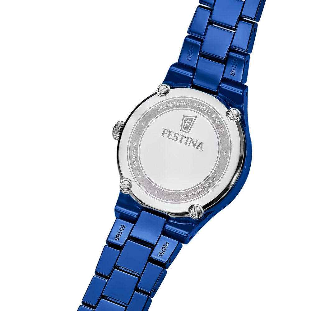 Montre Festina Ceramic 31 Bleu - Montres &eacute;tanches Femme | Marc Orian