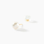 Boucles D'oreilles Puces Suki Or Jaune Perle De Culture - Puces Femme | Marc Orian