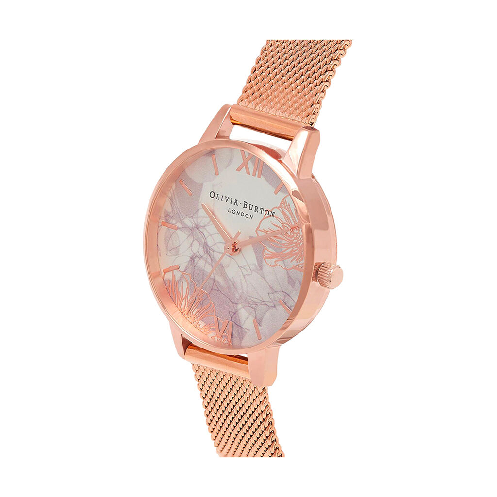 Montre Olivia Burton Abstract Florals Nacre - Montres Femme | Marc Orian
