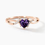 Bague Argent Rose Avalon Oxyde De Zirconium