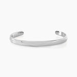 Bracelet Jonc Two Argent Blanc - Bracelets joncs Femme | Marc Orian