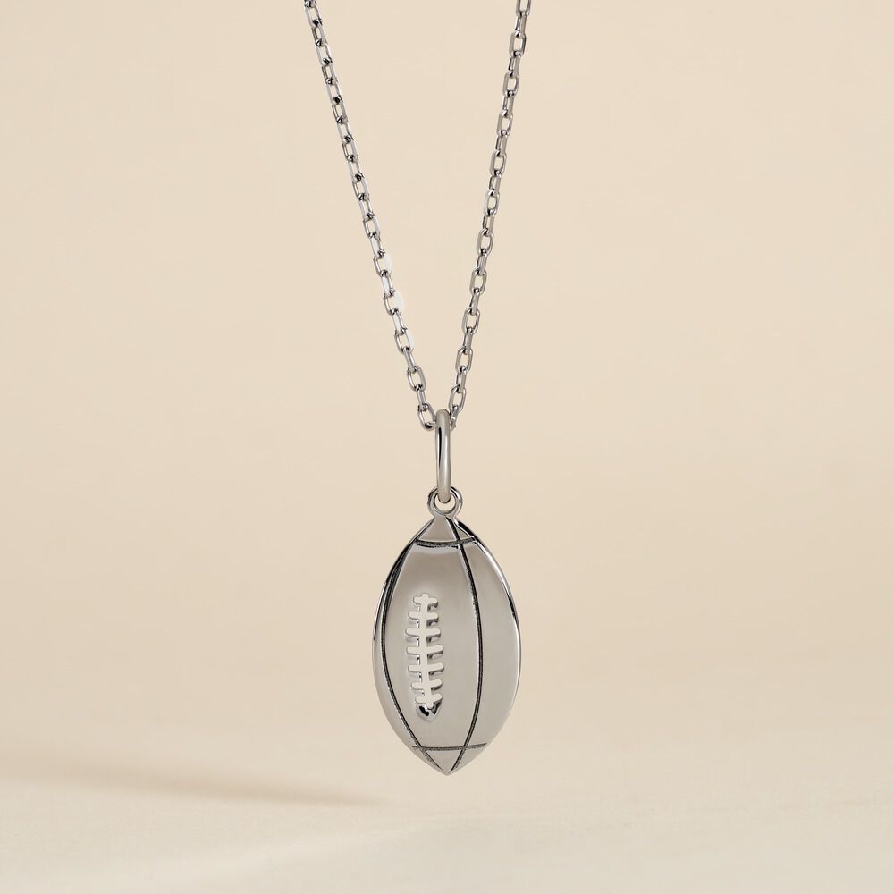 Pendentif Elrick Argent Blanc - Bijoux fantaisie Homme | Marc Orian