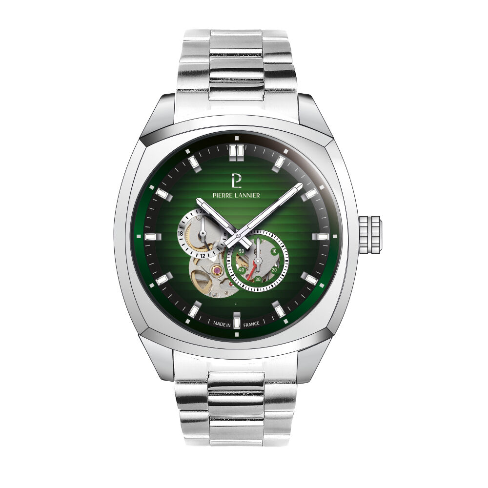 Montre Pierre Lannier Arcadius Vert - Montres automatiques Homme | Marc Orian