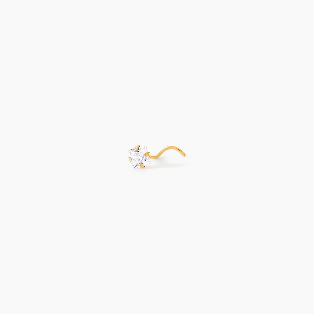 Piercing Fethi Serti Griffe 05 Or Jaune Oxyde - Piercing Nez Femme | Marc Orian