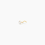 Piercing Fethi Serti Griffe 05 Or Jaune Oxyde - Piercing Nez Femme | Marc Orian