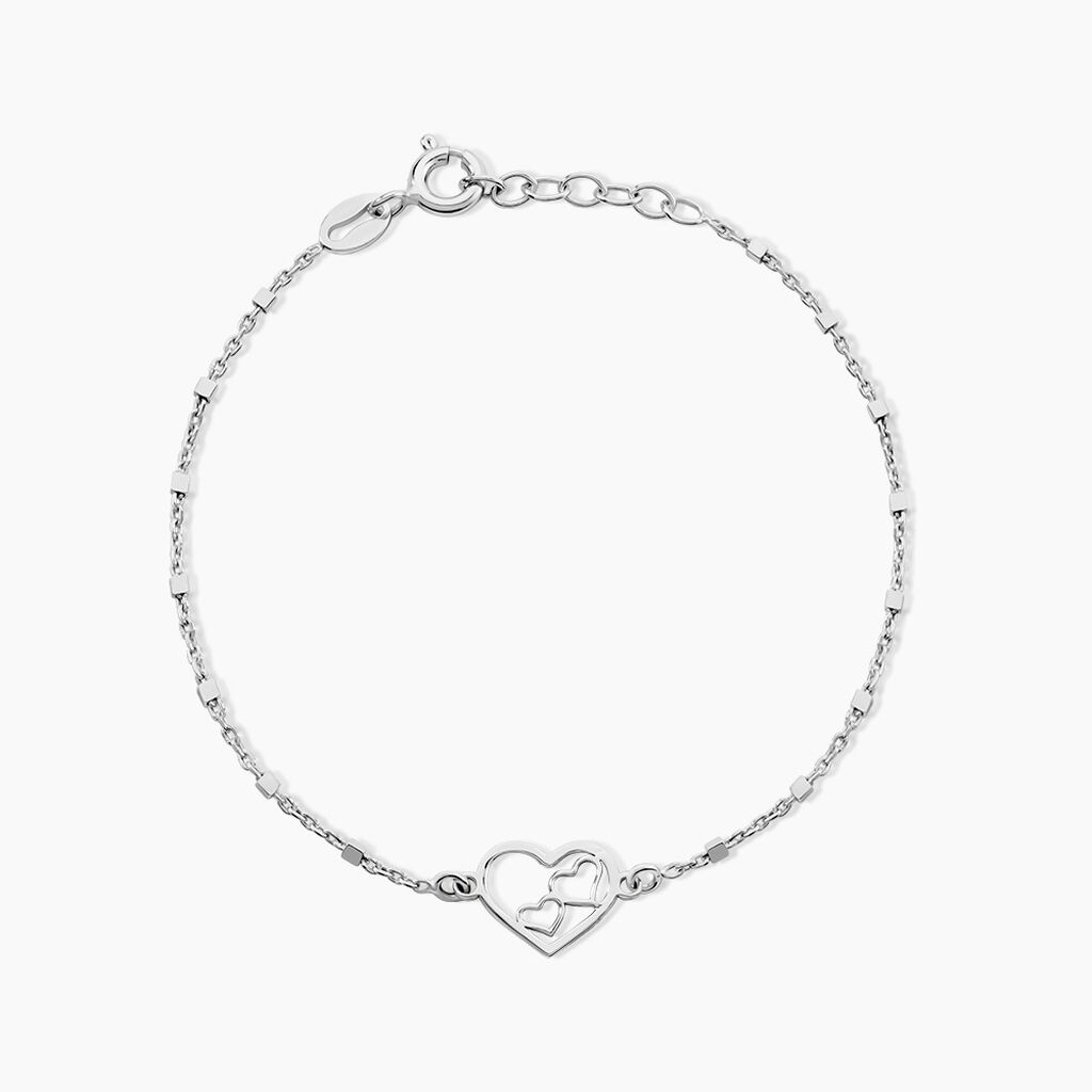 Bracelet Zale Argent Blanc - Bracelets fantaisie Femme | Marc Orian