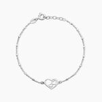 Bracelet Zale Argent Blanc - Bracelets fantaisie Femme | Marc Orian