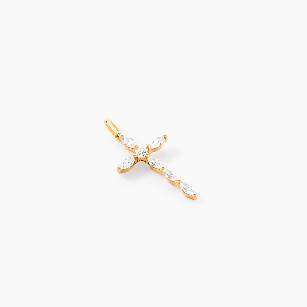 Pendentif Orfeo Or Jaune Oxyde De Zirconium - Pendentifs Femme | Marc Orian