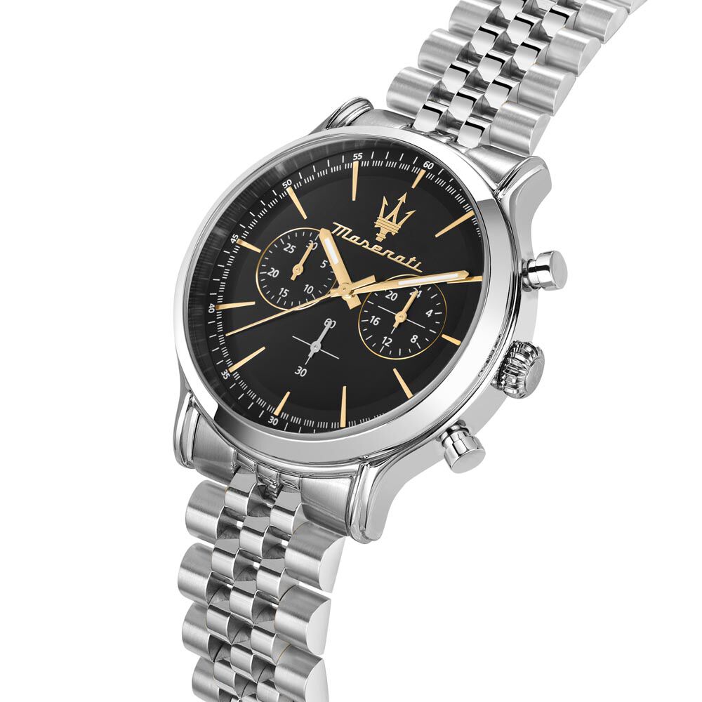 Montre Maserati Epoca Noir - Montres étanches Homme | Marc Orian