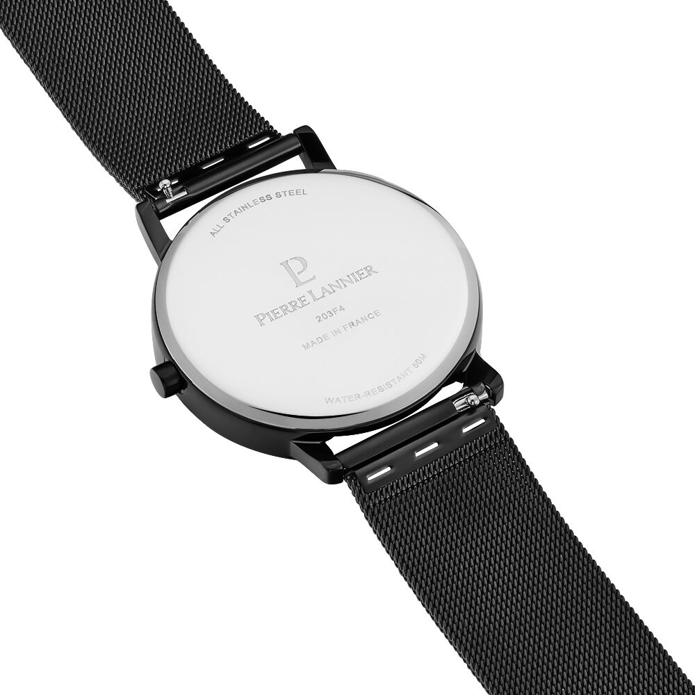 Montre Pierre Lannier Collection Cityline Noir - Montres étanches Homme | Marc Orian