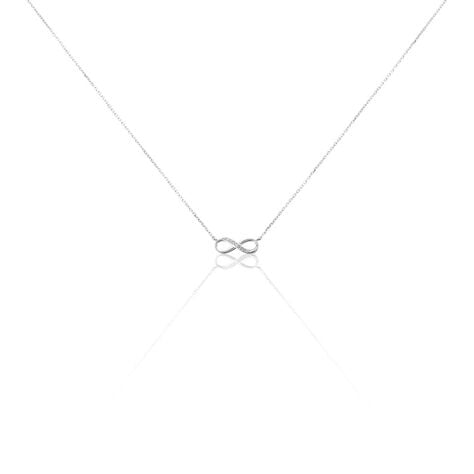 Collier Or Blanc Adrasteia Diamants - Colliers avec pierres Femme | Marc Orian