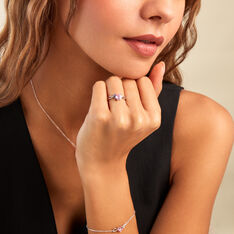 Bague Argent Blanc Avalon Oxyde De Zirconium - Bagues Solitaire Femme | Marc Orian