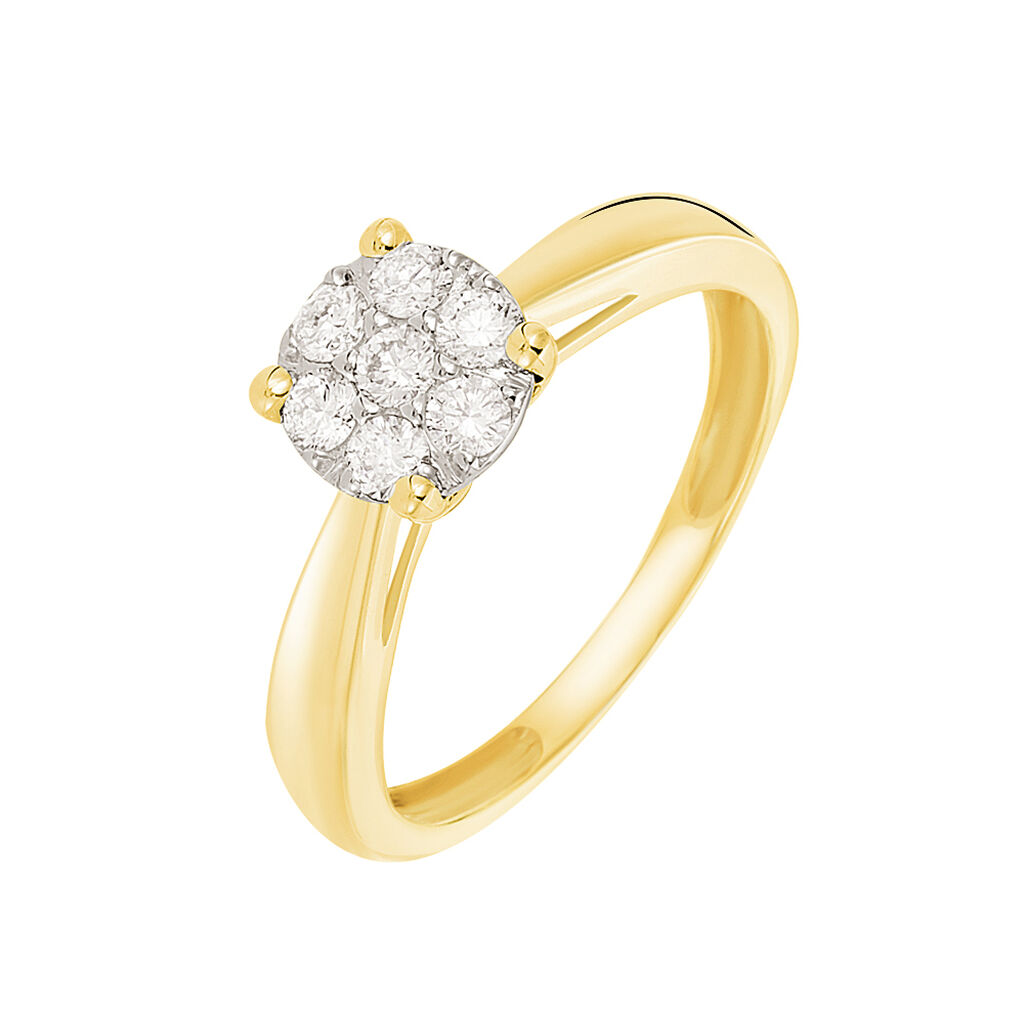 Bague Solitaire Artemis Or Jaune Diamant - Bagues Solitaire Femme | Marc Orian