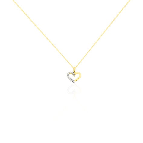 Collier Christine Or Jaune Diamant - Colliers avec pierres Femme | Marc Orian