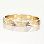 Alliance Manig Ruban Plat Or Bicolore - Alliances duo Unisex | Marc Orian