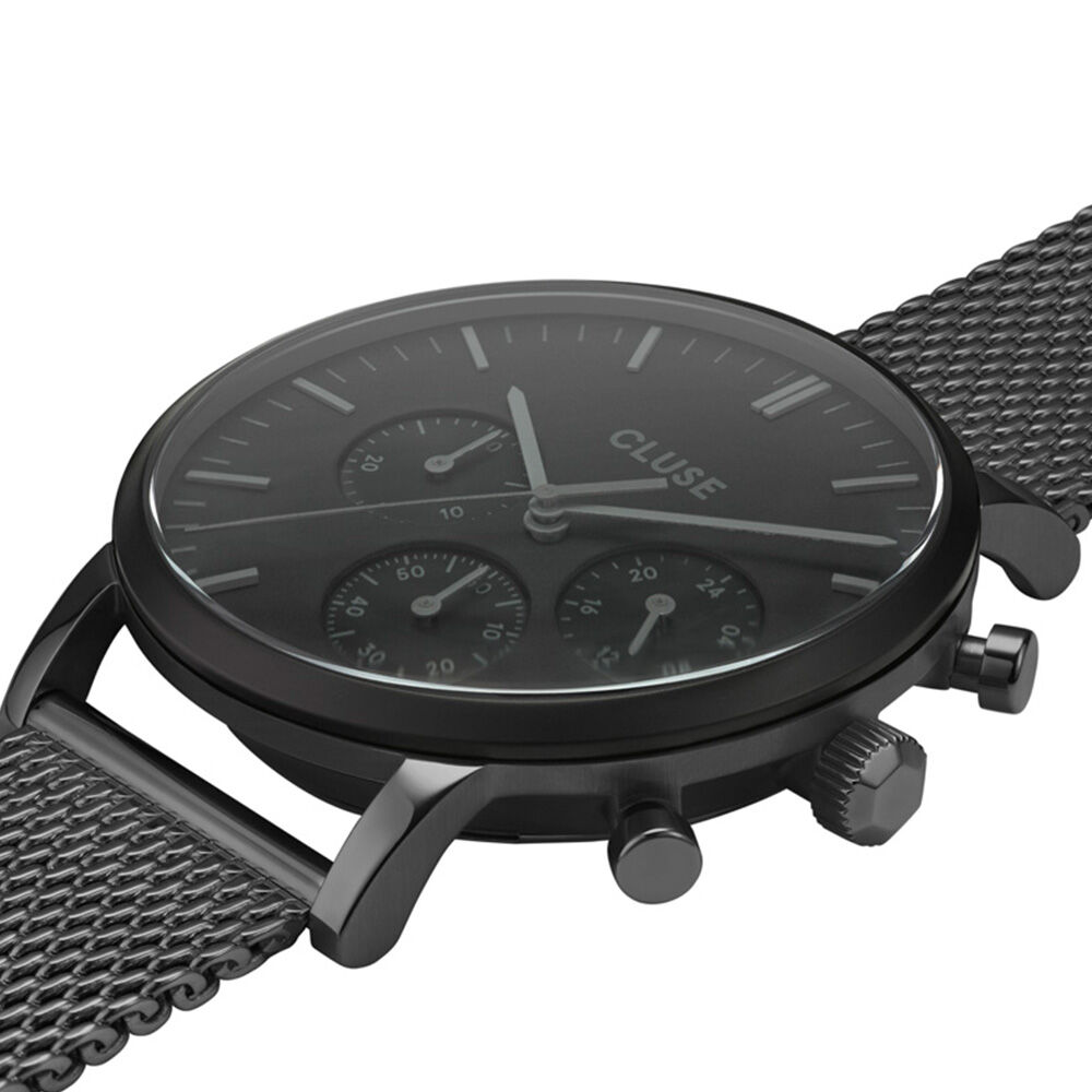 Bracelet montre best sale cluse noir
