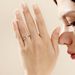 Bague Solitaire Veronika Or Blanc Diamant - Bagues Solitaire Femme | Marc Orian