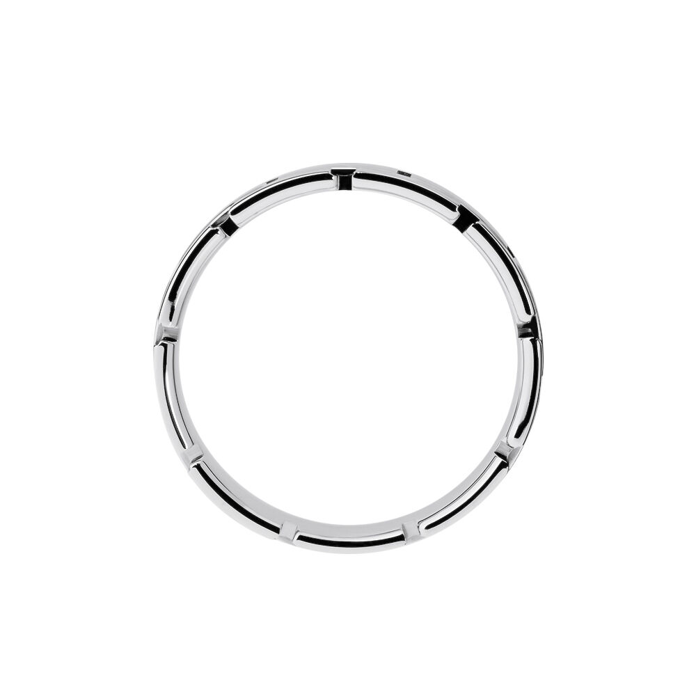 Alliance Maille Or Blanc - Alliances duo Unisex | Marc Orian