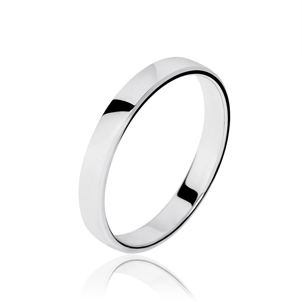 Alliance Isodoro Ruban Bombe Or Blanc - Alliances personnalisées Famille | Marc Orian