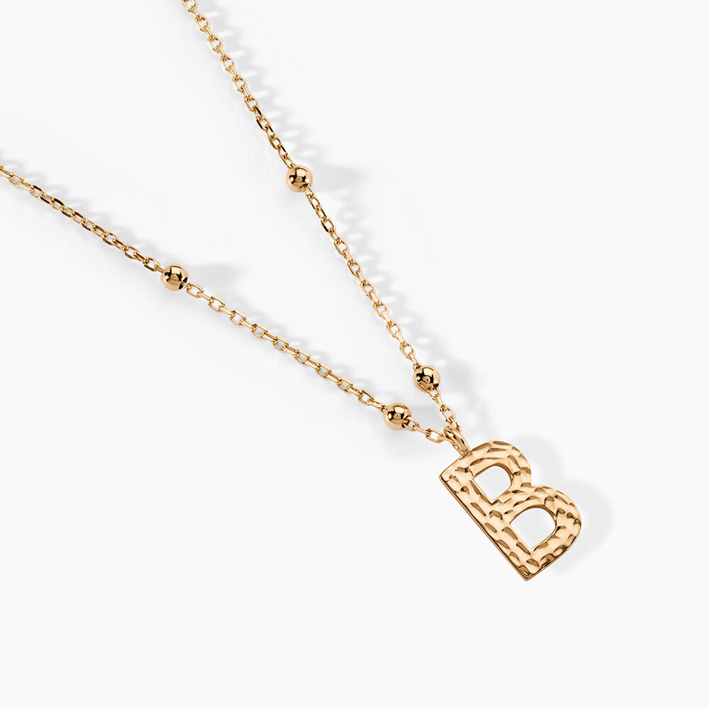 Collier Plaqu&eacute; Or Jaune Lettra - Colliers fantaisie Femme | Marc Orian