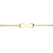 Bracelet Infini Or Jaune - Bracelets cordons Femme | Marc Orian