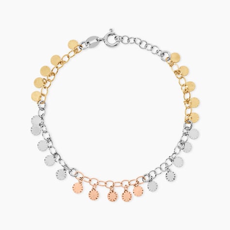 Bracelet Argent Tricolore Bop - Bracelets fantaisie Femme | Marc Orian