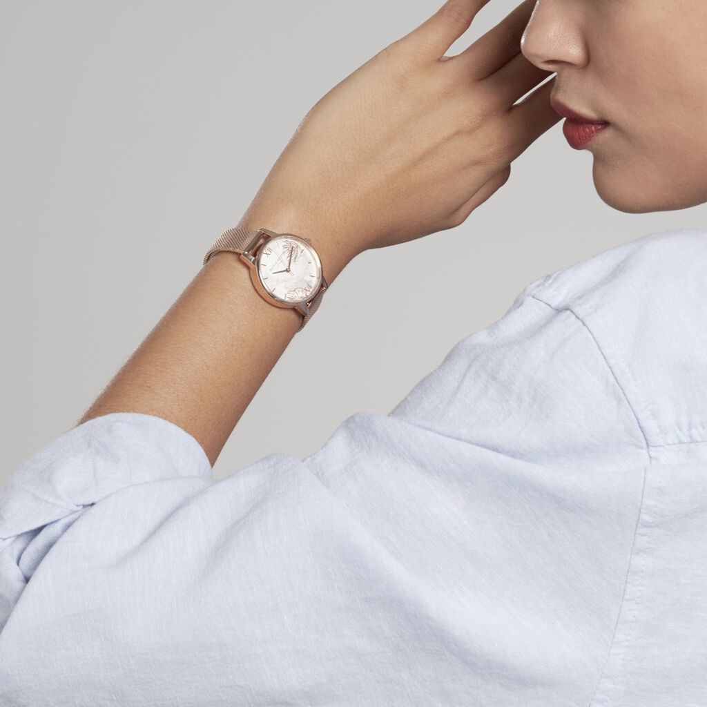 Montre Olivia Burton Abstract Florals Nacre - Montres Femme | Marc Orian