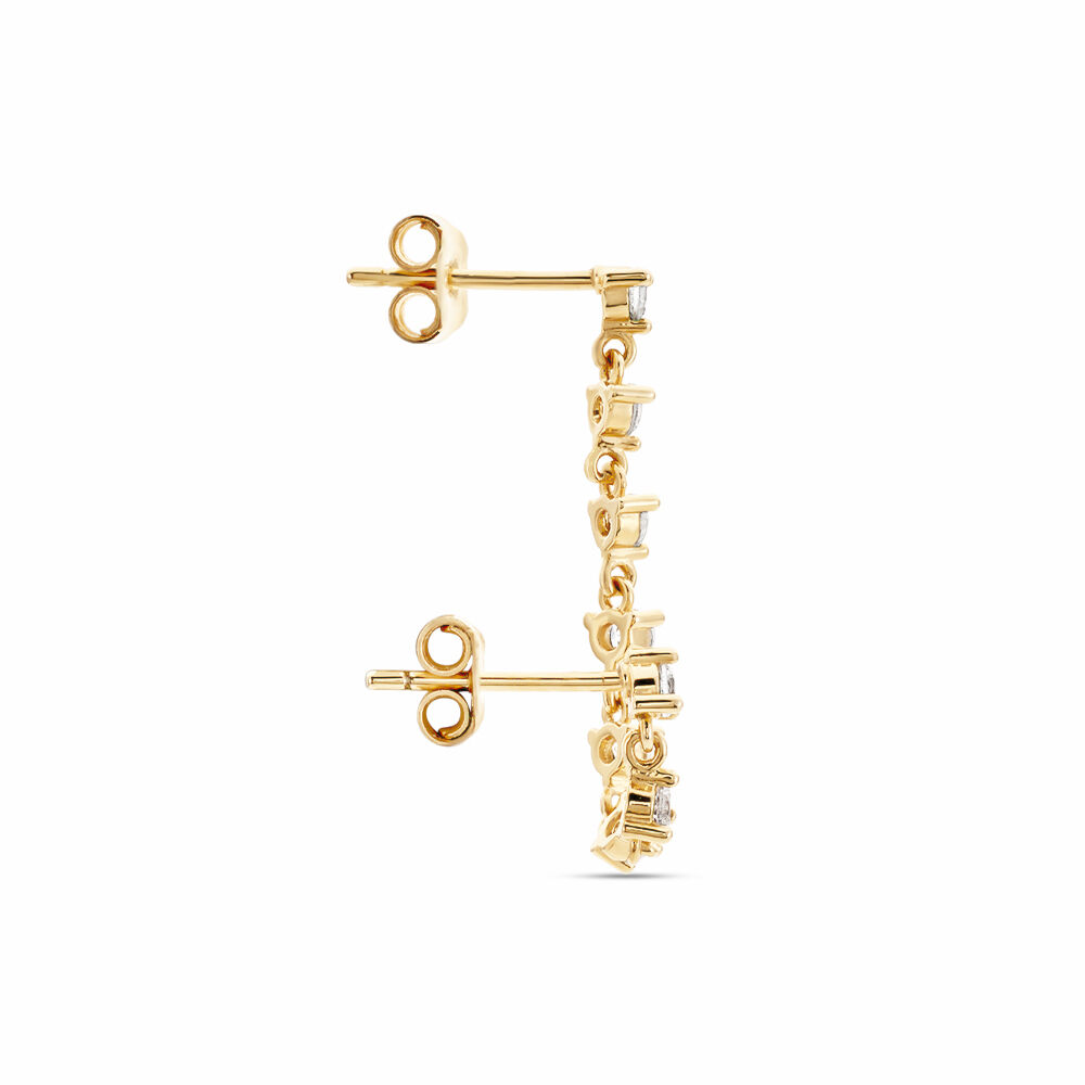 Bijou D'oreille Unitaire Odell Plaqué Or Jaune Oxyde De Zirconium - Piercings d'oreilles Femme | Marc Orian