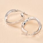 Cr&eacute;oles Moheli Argent Blanc - Cr&eacute;oles Femme | Marc Orian