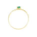 Bague Tanissia Or Jaune Emeraude - Bagues vintage Femme | Marc Orian