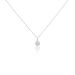 Collier Austen Argent Blanc Oxyde De Zirconium - Colliers avec pierres Femme | Marc Orian