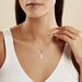 Collier Angelika Argent Blanc Pierre De Synthese - Colliers avec pierres Femme | Marc Orian