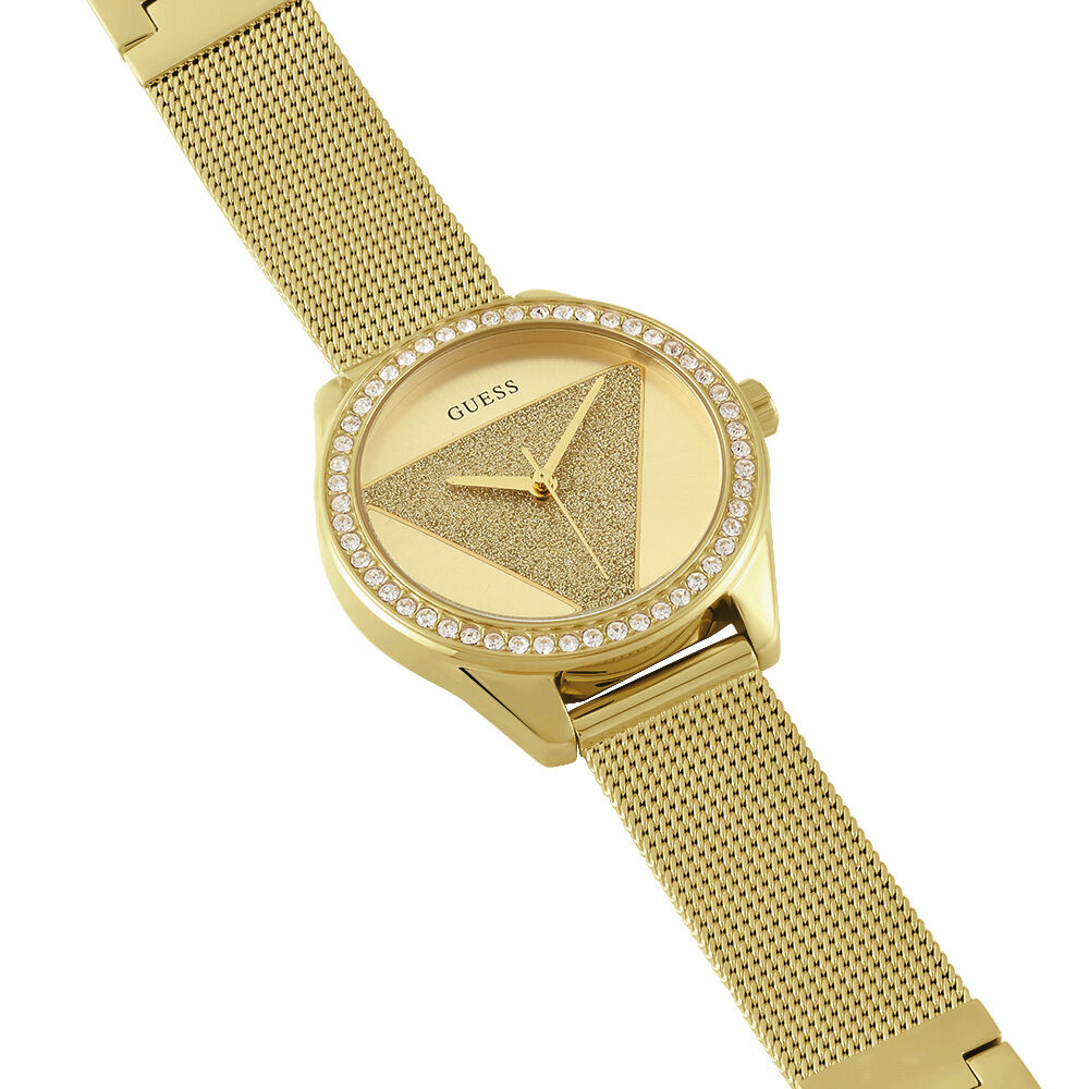 Montre Guess Tri Glitz Champagne - Montres &eacute;tanches Femme | Marc Orian