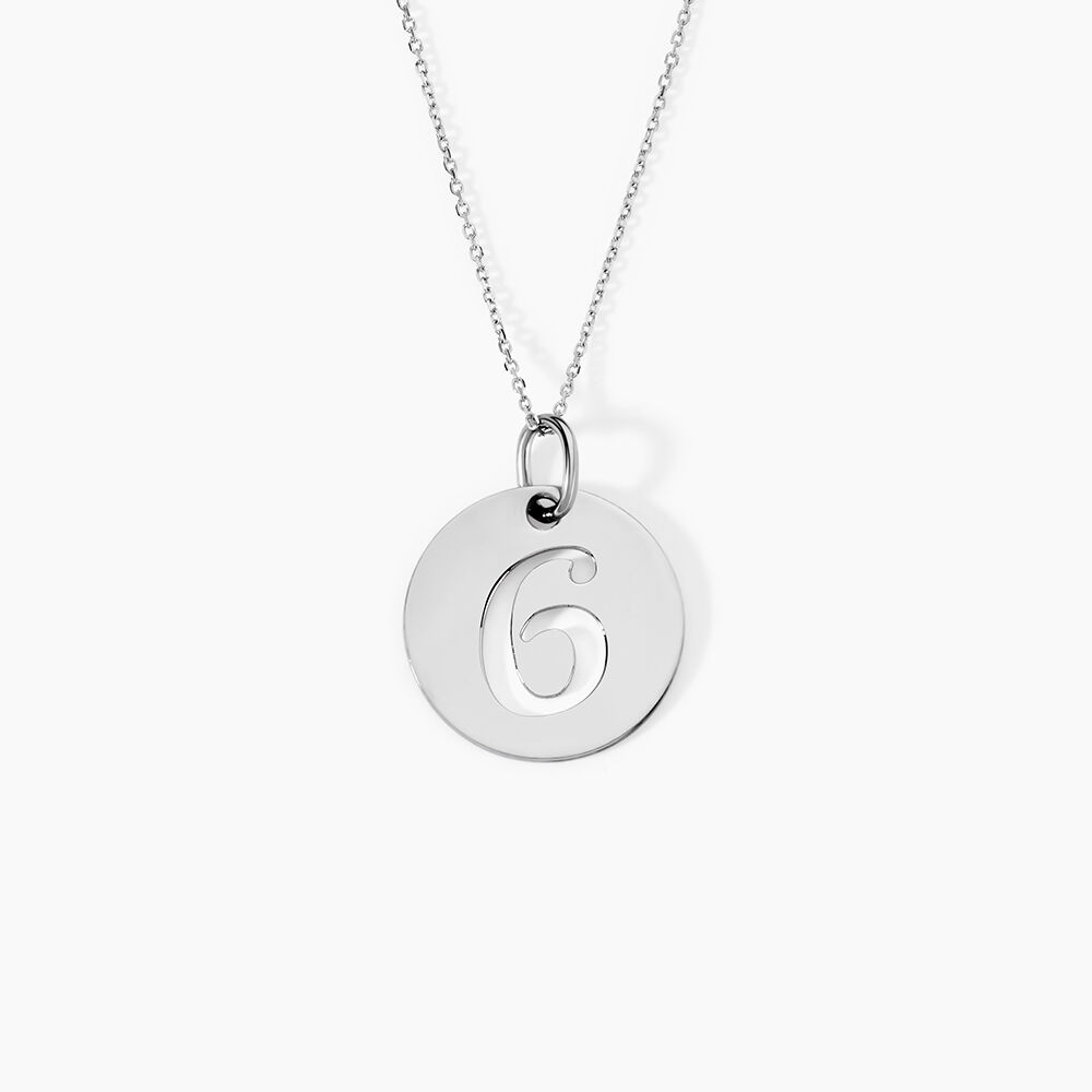Pendentif Efiso Argent Blanc - Bijoux fantaisie Famille | Marc Orian