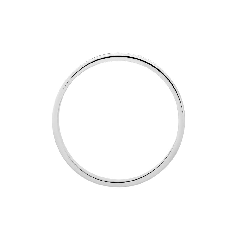 Alliance Ismail Argent - Alliances classiques Homme | Marc Orian