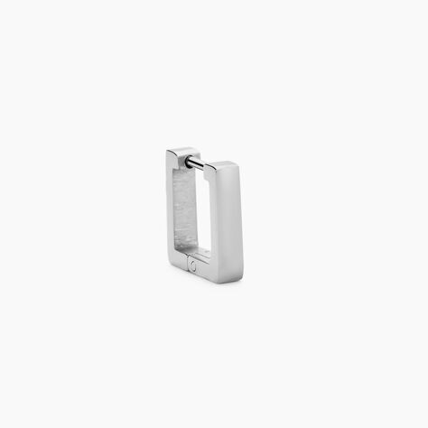 Créole Unitaire Amalfi Acier Blanc - Piercings d'oreilles Homme | Marc Orian