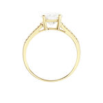 Bague Or Jaune Carolina Oxyde De Zirconium - Solitaires Femme | Marc Orian