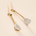 Boucles D'oreilles Pendantes Pear C Or Jaune Diamant - Pendantes Femme | Marc Orian