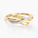 Bague Ester Or Jaune Diamant