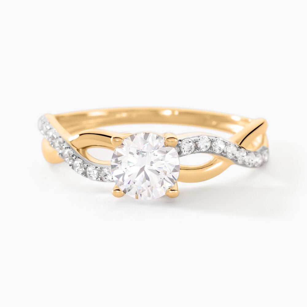 Bague fiancaille hotsell or jaune