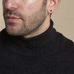 Boucle D'oreille Puce Unitaire Paco Argent Blanc Oxyde De Zirconium - Puces Homme | Marc Orian